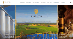 Desktop Screenshot of kingstonestatewines.com